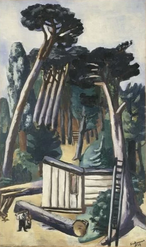 Paesaggio forestale con taglialegna, 1931 - Musée National d’Art Moderne, Centre Pompidou, Paris